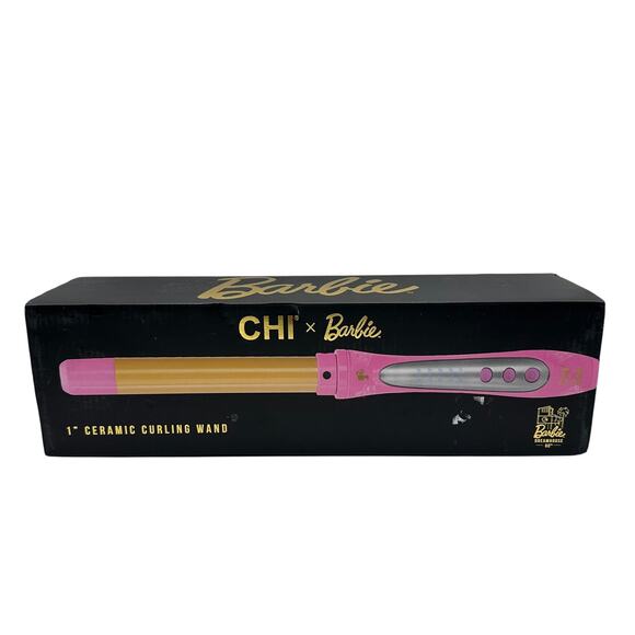 CHI x BARBIE Dreamhouse 1" Ceramic Curling Wand Brand New - Picture 3 of 6